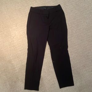 Loft black dress pants. Worn once. Straight leg. Size 2